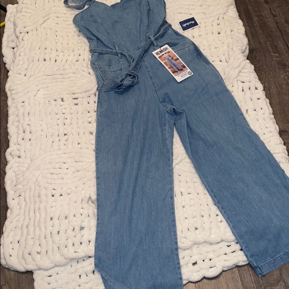 Denim jumpsuit
